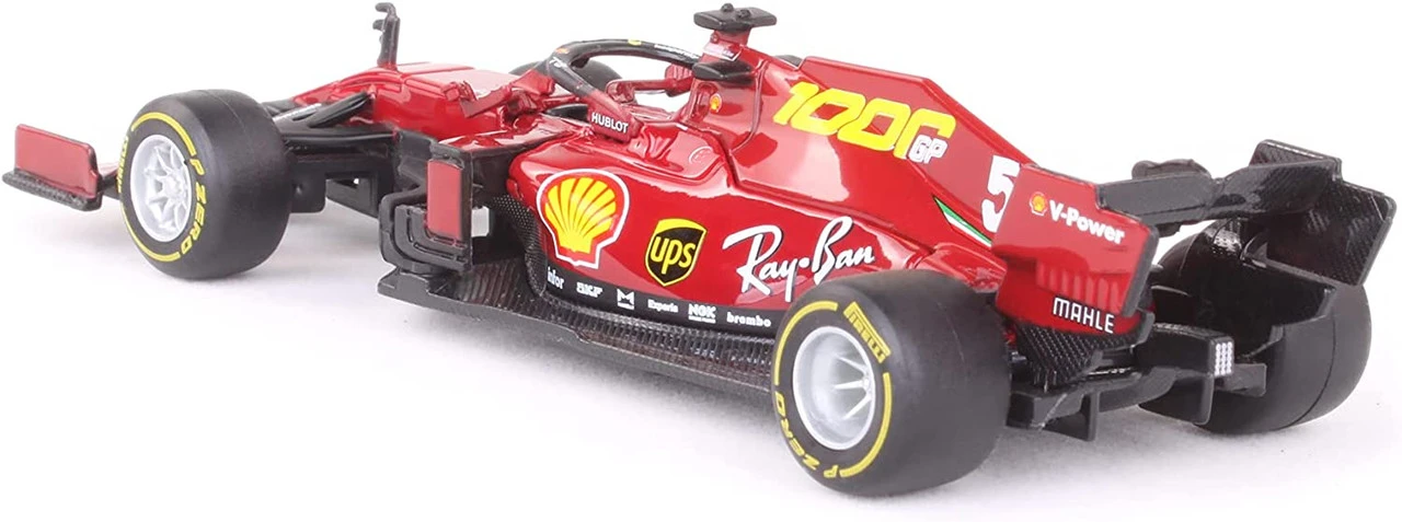 Burago 1/43 F1 2020 Ferrari Vettel #5 Diecast Model 5 Burago 1/43 F1 2020 Ferrari Vettel #5 Diecast Model - Image 5