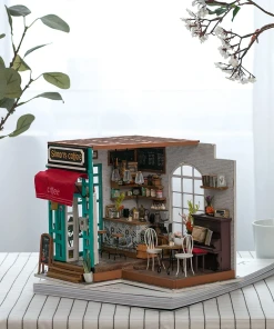 Rolife Simon's Coffee Shop Wooden Diorama Kit -Games Workshop shop DG109 3 97708.1677142891