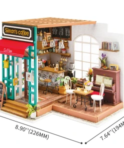 Rolife Simon's Coffee Shop Wooden Diorama Kit -Games Workshop shop DG109 7 22850.1677142891