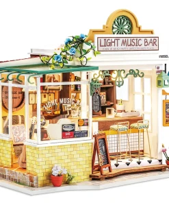 Rolife Light Music Bar Wooden Diorama Kit