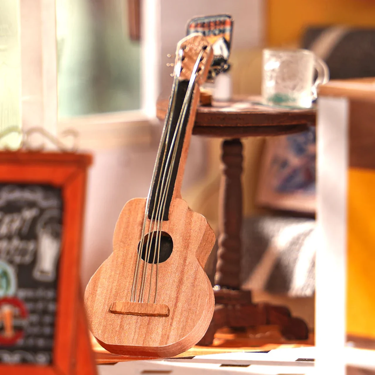 Rolife Light Music Bar Wooden Diorama Kit 2 Rolife Light Music Bar Wooden Diorama Kit - Image 2