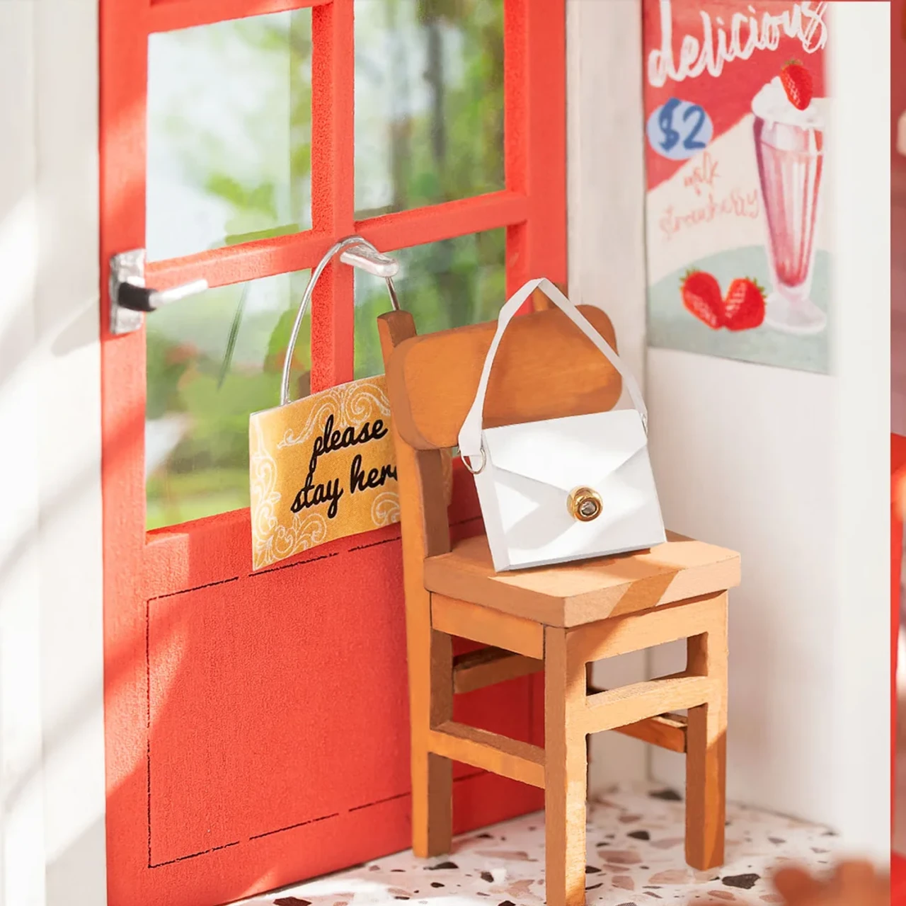 Rolife Honey Ice-cream Shop Wooden Diorama Kit 4 Rolife Honey Ice-cream Shop Wooden Diorama Kit - Image 4