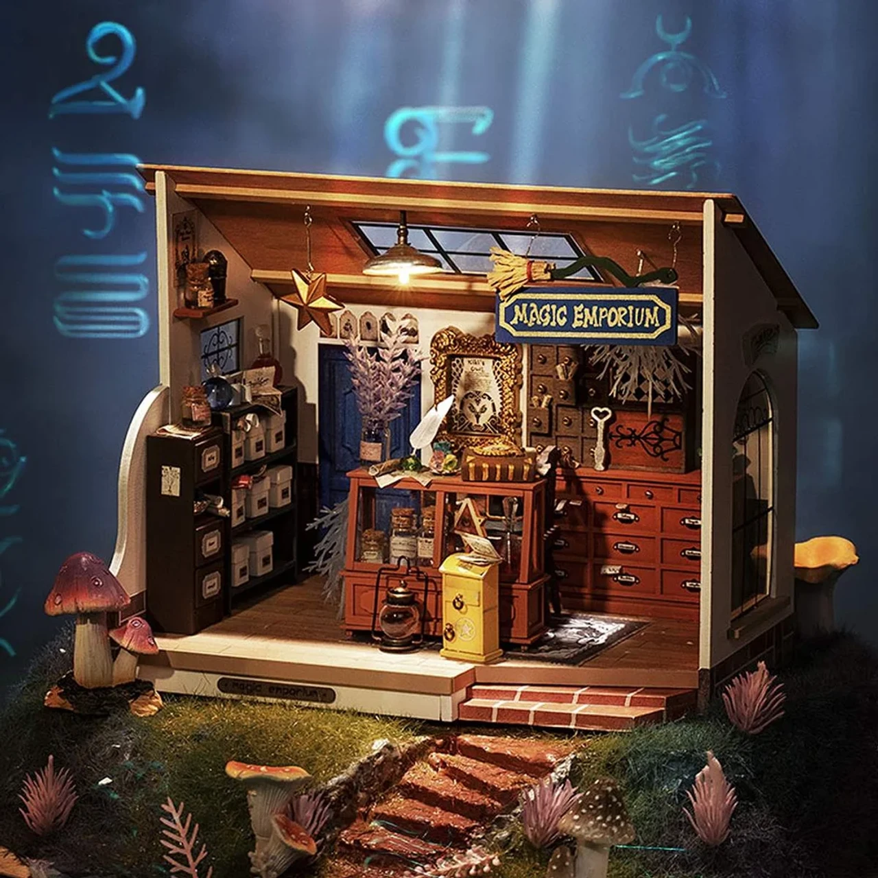 Rolife Kiki's Magic Emporium Wooden Diorama Kit 4 Rolife Kiki's Magic Emporium Wooden Diorama Kit - Image 4