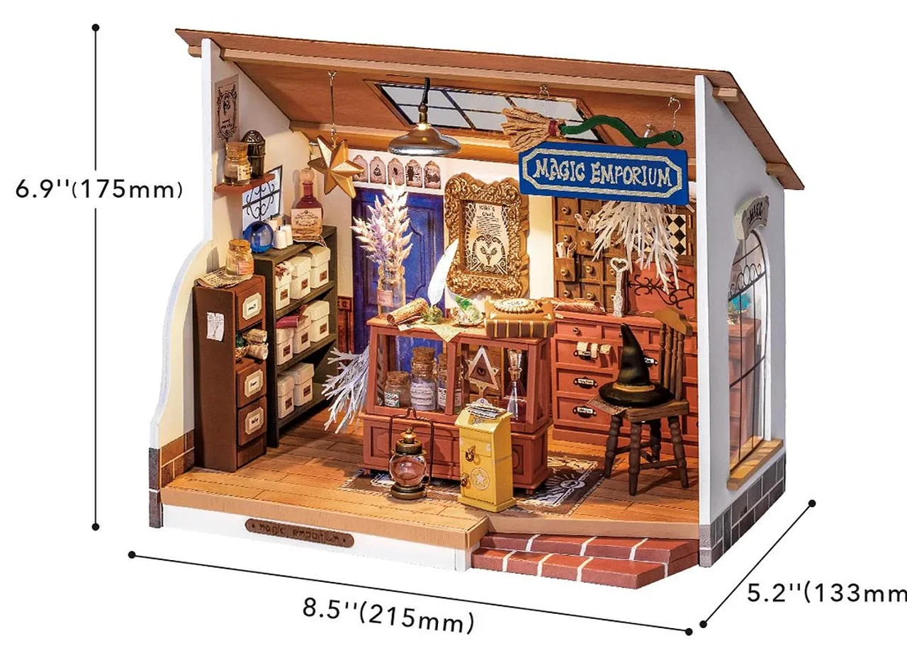 Rolife Kiki's Magic Emporium Wooden Diorama Kit 2 Rolife Kiki's Magic Emporium Wooden Diorama Kit - Image 2