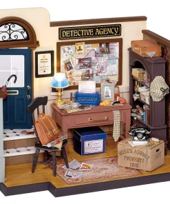 Rolife Mose's Detective Agency Wooden Diorama Kit