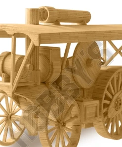 Matchbuilder Traction Engine Matchstick Model