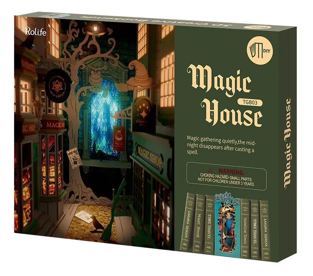 Rolife Magic House 3D Creative Bookend 1 Rolife Magic House 3D Creative Bookend